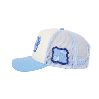 Baby Blue Puff Trucker