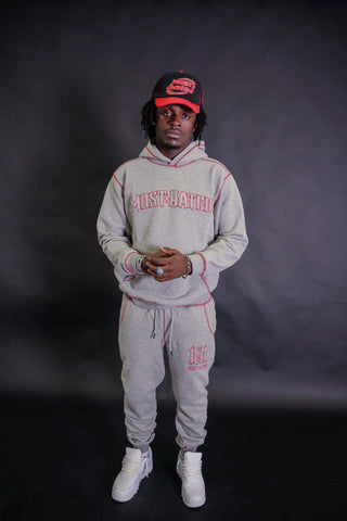 Tracksuit Grey/Red