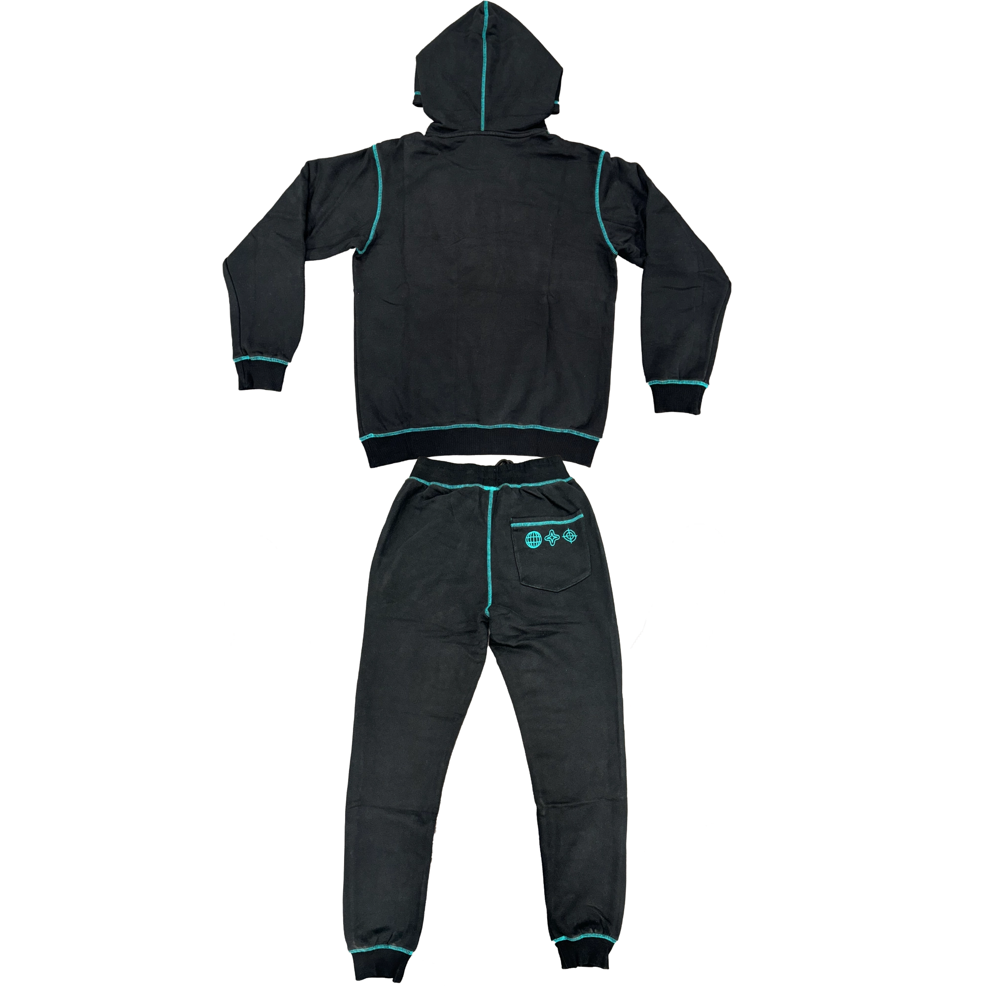 Gigiland UK Warm Tracksuit Set-Black